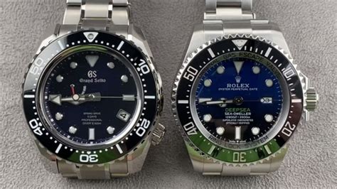 Comparison of the Rolex Deepsea Seadweller and the Seiko 